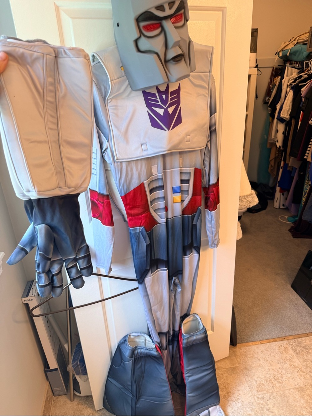 NWT Fun Costumes Transformers Retro Megatron Adult Large Deluxe Costume